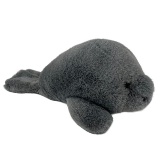 Paul E. Sernau Gray Manatee 15” Plush Stuffed Animal Vintage RARE - Picture 1 of 6